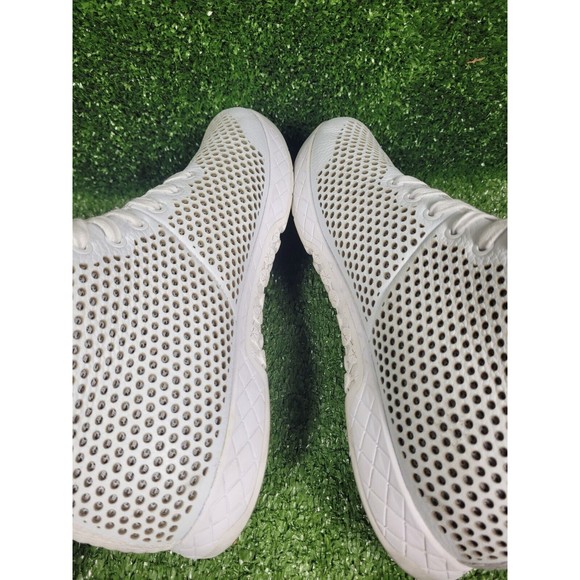 Nobull Dust Mid Top Lace Up White Leather Crossfit Sneakers Men Size 10.5 - Picture 8 of 14